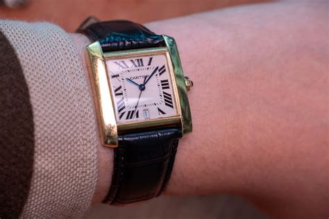 cartier tank francaise large replica|knockoff cartier tank watch.